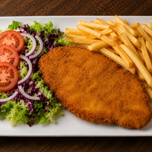 Menu Escalope de pollo