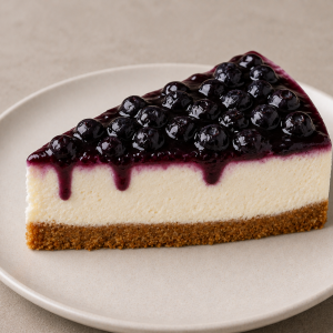 Tarta de Queso y Arándanos